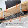 ZEGBI Under Desk Cable Management Tray - No Drilling Large