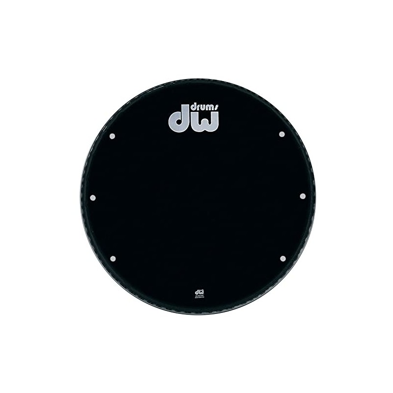 DW Front Ported Bass Drumhead with Logo 24 Inch