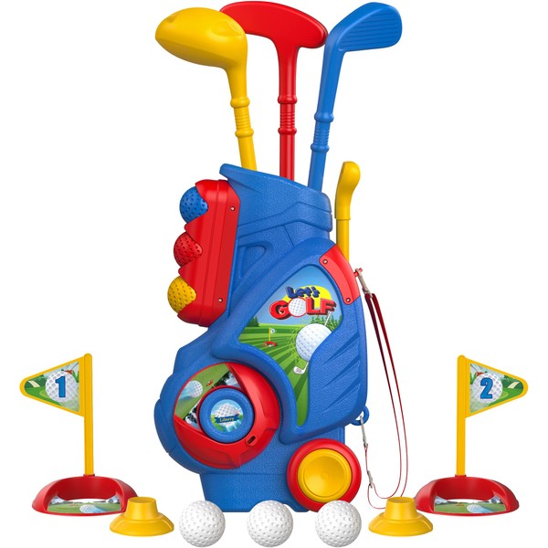 Liberry Toddler Golf Set, Upgraded Kids Golf Cart with Unique