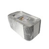 Schalen, Alu eckig 650 ml 22 cm x 12,8 cm