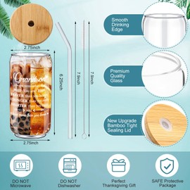 Teenyyou 5 Pcs Grandson Gifts from Grandma Grandpa for Birthday Easter Graduation 2025 Funny 16 oz Glass Cups Best Grandson Ever Socks Keychain Leather Refillable Journal Notebook Ballpoint Pen