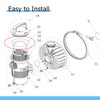 POCPUNAB 350013 Pool Pump Lid O-Ring Compatible with Pentair IntelliFlo
