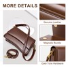 MoreFarther Crossbody Bag for Women, Genuine Leather Adjustable Shoulder Purse,