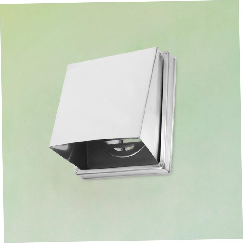OSALADI Stainless Steel Dryer Vent Cover Square Wall Vent Cap