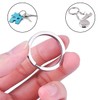 ebuyerfix 100 Pcs with 25mm to 28mm Round Key Rings