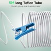 YOOPAI YOOPAI PTFE Teflon Tubing 5M with Cutter, 2.5mm ID