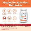 MapleLife Nutrition® - Berberine 500 mg - High Potency Herb
