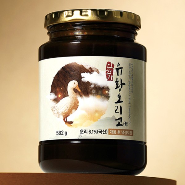 Insanga Insan Bamboo Salt Premium Glutinous Rice Sulgi Sulfur Duck 582g / 인산가 인산 죽염 프리미엄 찹쌀 다슬기 유황오리 고 582g