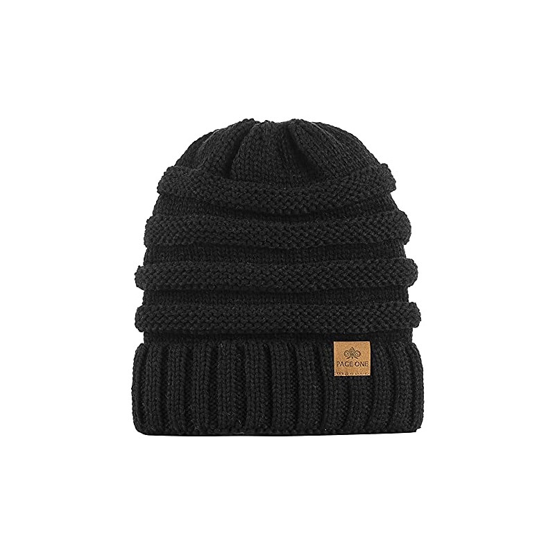 PAGE ONE Womens Winter Beanie Warm Cable Knit Hat Style