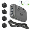 Keypower 220V to 110V Voltage Converter International Travel Adapter Use