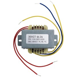 2 Pack 30VCT 2A Power Transformer with Wire Leads and Foot Mount - EX ELECTRONIX EXPRESS