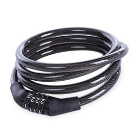 GYWHOOFT 自転車ロック ワイヤーロック 自転車 鍵 ダイヤル 4桁 組み合わせて使用可能 盗難防止 軽量 携帯に便利 パスワードは変更できません 全周長約1.2m 直径6mm 軽量 防水 耐久性 携帯便利