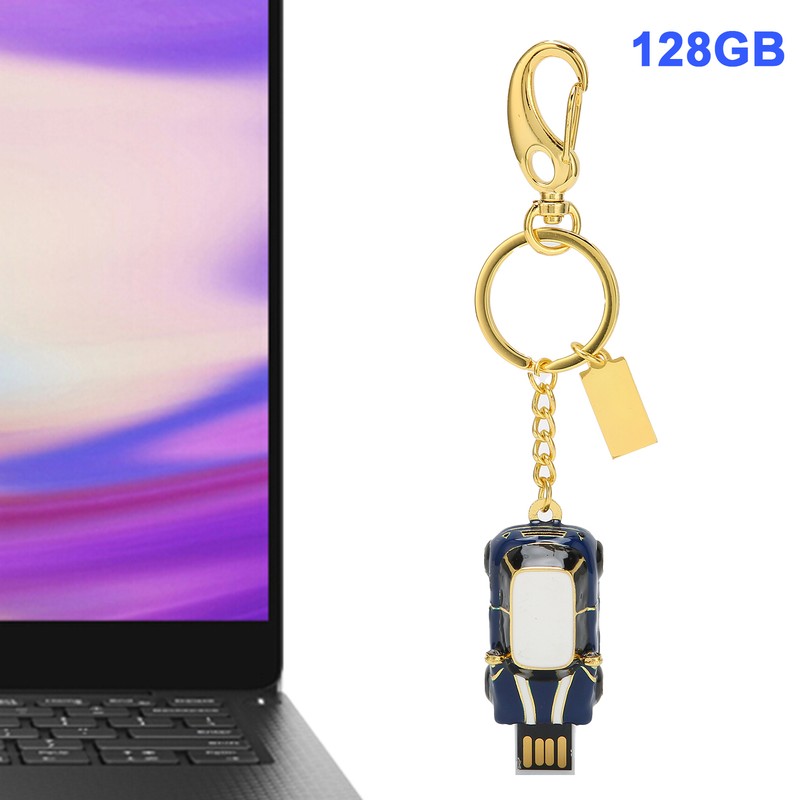 U Disk USB2.0 Flash Drive Stylish Cartoon Car Shape File