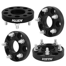 HISH 5x114.3 Wheel Spacers, Forged 1 Inch Wheel Spacer with Hubcentric 5x4.5 66.1mm Bore M12x1.25 Lugs, 6061-T6 Aluminum Alloy, Fit for 370Z 350Z 240SX 300ZX GTR Murano Maxima Sentra