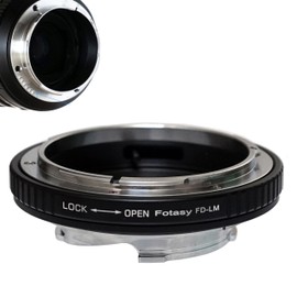 Fotasy Canon FD/FL Lens to Leica M Mount Camera Adapter, fits Leica M9, M8, M7, M6, M5, M4, M3, M2, Ricoh GXR Mount A12