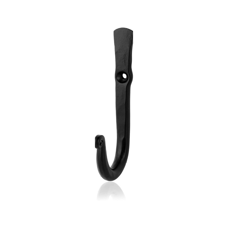 Fayesia Living Black Wall Hooks for Hanging - Blacksmith Handcrafted