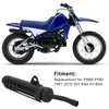 Motorcycle Exhaust Pipe Stainless Steel Rustproof Replacement for PW80 PY80