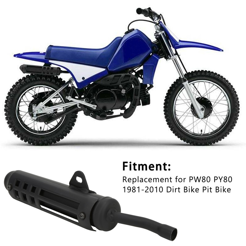 Motorcycle Exhaust Pipe Stainless Steel Rustproof Replacement for PW80 PY80
