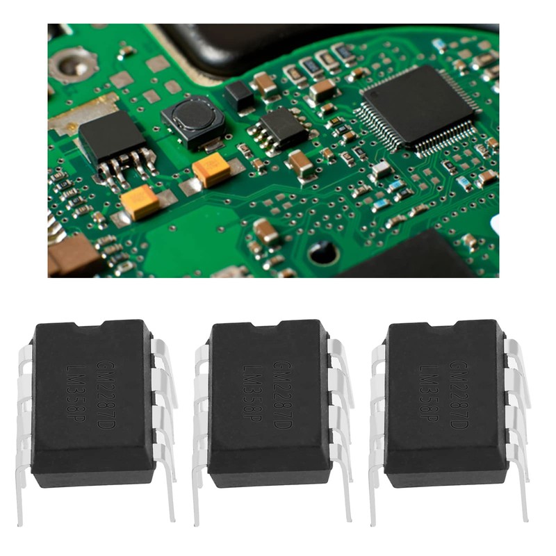 ECSiNG Pack of 100 8-Pin Dual Operational Amplifier Low Power