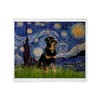 CafePress Starry Night Rottweiler Throw Blanket Super Soft Fleece Plush