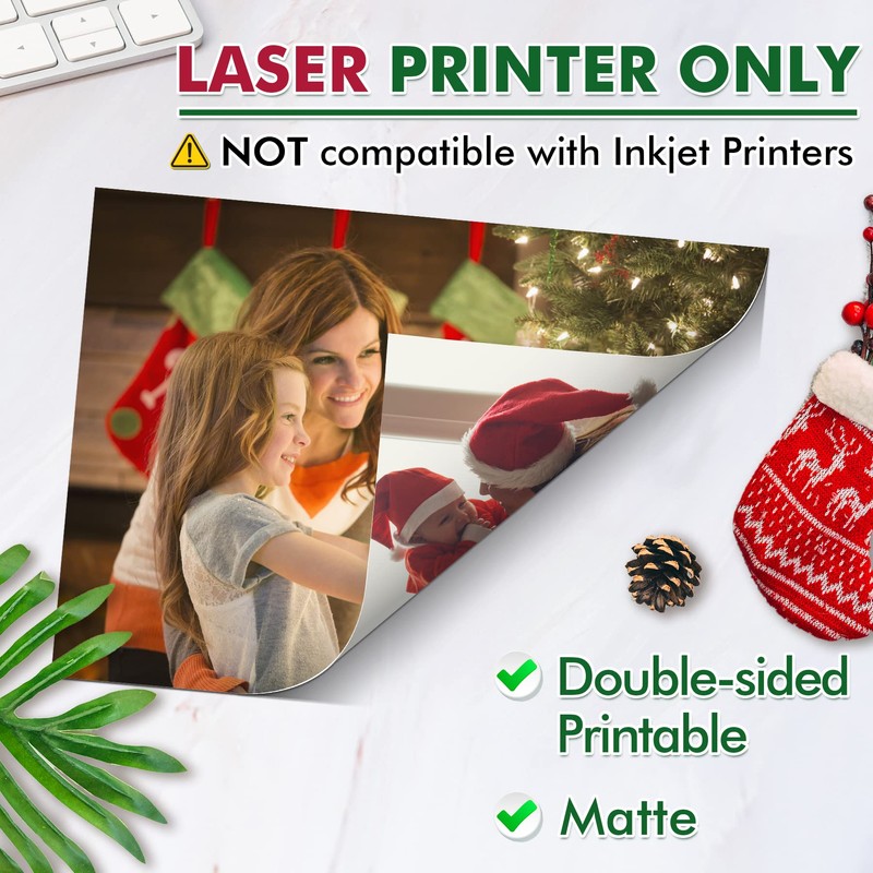 Koala Waterproof Paper for Laser Printer, Tearproof Printer Paper, Matte
