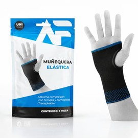Muñequera Deportiva Elástica Ligera, Talla Única
