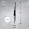 PARKER Urban Twist Ballpoint Pen | Muted Black with Chrome