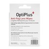 OptiPlus Anti Fog Pre-Moistened Cleaning Wipes for Glasses, Screens, Lenses