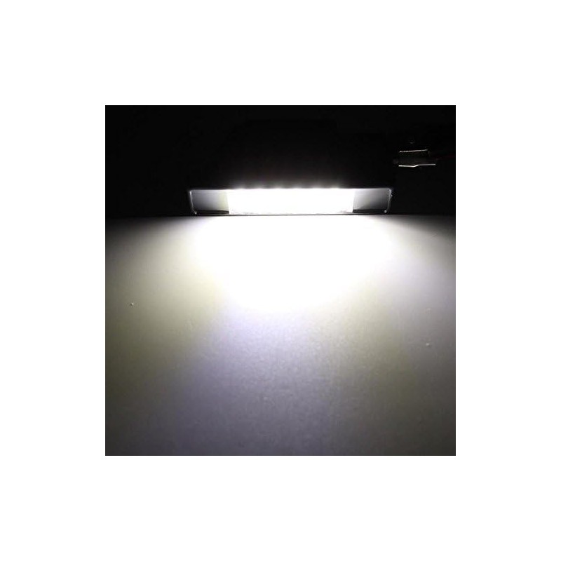 KaTur 2x White 18SMD LED License Plate Light For P