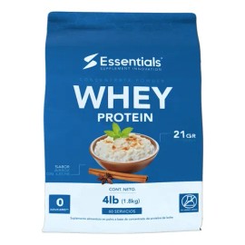 Essentials Protein Whey 4 Lbs Sabor Arroz con leche                                                                                                   