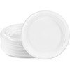 Exquisite Clear Cuisine Plastic Plates - 6" (Pack of 40)