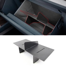 GafeSkui Glove Box Organizer Dividers Compatible with Ford Maverick 2022 2023 2024 2025 Accessories Insert Organizer Grid Divider Compartment for Interior Glove Box