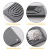BDYLYS Stone Drying Mat for Bathroom | Ultra-Absorbent Diatomite Sink