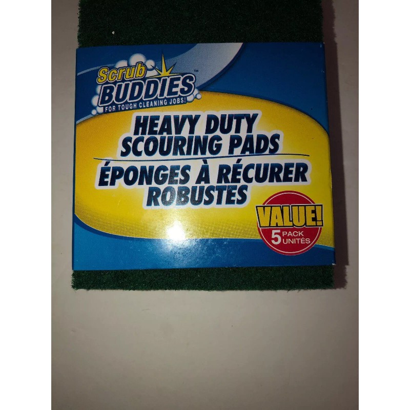 Scrub Buddies 1-5 Pack Scrub Buddies Heavy Duty Scouring Pads-RARE