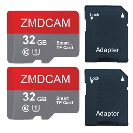 2 Pack 32GB Micro SD Card, High-Speed Micro SD Card, UHS-I U1 C10 A1 Memory TF Card Up to 90MB/S for Smartphones/Tablets/Cameras/Car Audio/Game Consoles