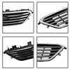 munirater Front Bumper Chrome Grill Factory Style Grille Replacement for