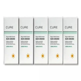 Sellerhub [셀러허브]김정문알로에 큐어 아쿠아 마일드 선크림 40ml 5개 (S30602873) [Seller Hub] Kim Jeong-moon Aloe Cure Aqua Mild Sunscreen 40ml 5pcs (S30602873) [5 items]