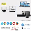 WiTi 5MP POE IP Camera, Security Surveillance Dome Camera with