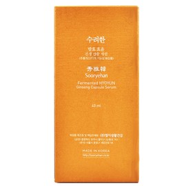 Sooryehan Fermented Hyoyun Ginseng Capsule Serum 40ml x2 / 수려한 발효 효윤 진생 캡슐 세럼40ml x2개