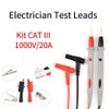 Multimeter Test Leads Universal Cable AC DC 1000V 20A 10A