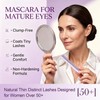 Tubing Mascara for Older Women 60 Plus, Lengthening Mascara Black