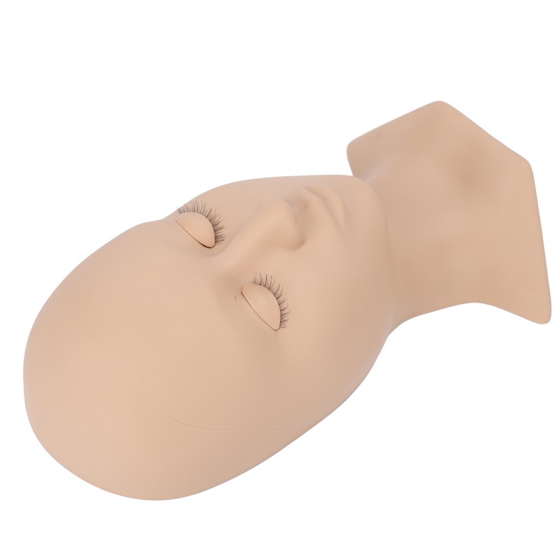 Eyelash Mannequin Head Replaceable Eyes Eyelash Extensions Makeup Massage Acupuncture