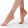 Women's Pantyhose Ankle High Sheer Nylon Socks 12 Pairs