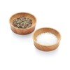 Bambu, Reusable Bamboo Condiment Cups, Natural Wood and Food-Safe Finish,