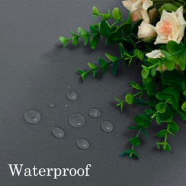 XWZO Table Cloth Rectangular Solid Table Cover Water Resistant Table Cloths Wipe Clean Tablecloth for Cafe, Restaurant, Buffet, Tabletop Party 140x200cm(55x78inches) Gray