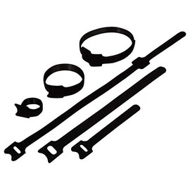 MC POWER - Reusable Cable Ties | with Velcro, Three Sizes, Pack of 40 | Quick Assembly, Easy to Open | Environmentally Friendly Alternative for Assembly