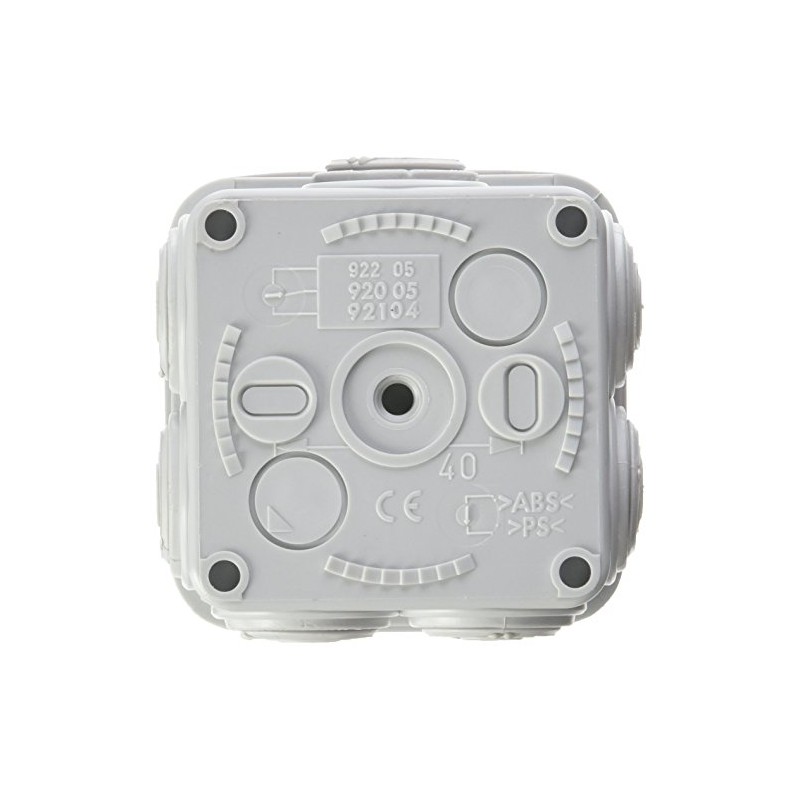 Legrand LEG94516 Square Junction Box Clip-On Fastening Grey 65 x