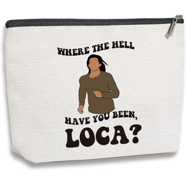 Twilight Gifts for Women, Twilight Saga Cosmetic Bag, Where The Hell Have You Been Loca, Twilight Merchandise, Travel Toiletry Makeup Organizer Zipper Pouch Twilight Merch