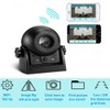 Wireless Backup Dash Cam, MHCABSR WiFi Reversing Camera Work with