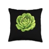Iceberg Lettuce Design Throw Pillow